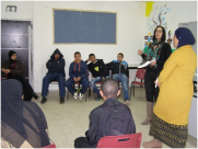 محاضرة شيقة حول مخاطر الكحول لطلاب مدرسة "عتيد" الثانوية في اللد 